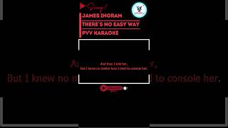 James Ingram  Theres No Easy Way Karaoke Version shortvideo shorts karaoke music foryou [upl. by Sly]