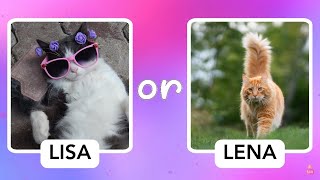 Lisa Or Lena Quiz Material Lisa Or Lena 💗 Products Fashion Cute Things [upl. by Aicilyhp]