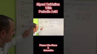 Periodic acid Oxidation of Glycol  Oxidation of Vicinal Diol  Dihydric Alcohol Shorts [upl. by Reddy664]