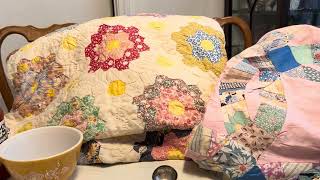 Estate Sale Finds Video 487 Pyrex Sterling Vintage 1 Quilts amp More [upl. by Aniat]