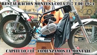 Restauración Montesa Cota 247  Capítulo 11 [upl. by Zendah]