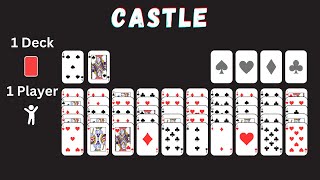 How To Play Castle Solitaire [upl. by Cristionna]