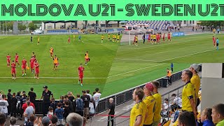 1055 Fotbal  EURO U21 QUALIFICATION Moldova U21  Sweden U21 00 Cu om in minus Moldova a [upl. by Llertal]