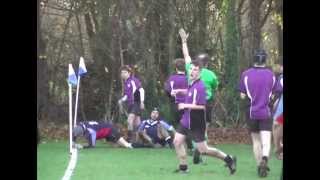 Alex Mitchell try for The Perse v The Leys 2013 [upl. by Melliw]