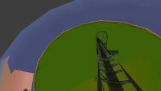 RCT3 Tallest Vertical Drop Roller Coaster  4362 ft tall [upl. by Hawkie]