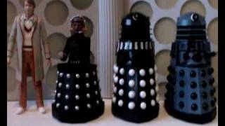 Doctor Who Action Figure Review Resurrection of the Daleks Set [upl. by Maurreen]