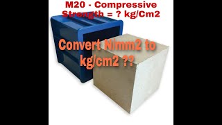 Unit conversion Nmm2 to Kgcm2 in TamilM20 concrete   Kgcm2 [upl. by Enelez]