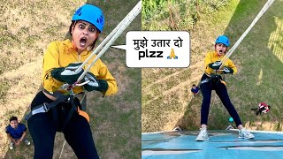 Stunts karna bhut mushqil hai 😖  Nishu Tiwari vlogs [upl. by Aleahc]