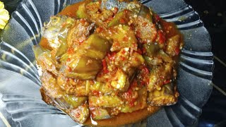 RESEP MASAK TERONG DAN IKAN BALADO ENAK DAN SIMPEL [upl. by Almena]