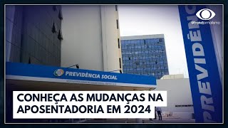 Regras da aposentadoria mudam a partir de 2024  Jornal da Band [upl. by Son215]