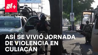 Culiacán Sinaloa vivió otra jornada de violencia al reportarse balaceras y bloqueos  Despierta [upl. by Wesa]