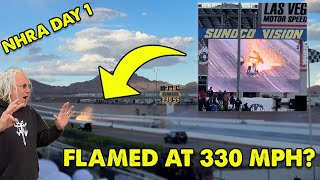 WE ARE BACK Top Fuel Madness at NHRA Las Vegas with Rust Bros [upl. by Arikahs435]