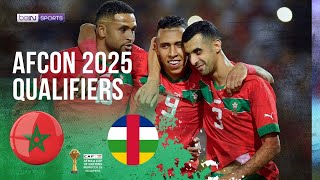 Morocco vs Central Africa Republic  AFCON 2025 Qualifiers HIGHLIGHTS  121024  beIN SPORTS USA [upl. by Yecnuahc]