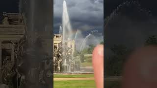 A rainbow 🌈 Hermoine Grainger and a fountain Witley Court englishheritage englishhistory [upl. by Behlke868]