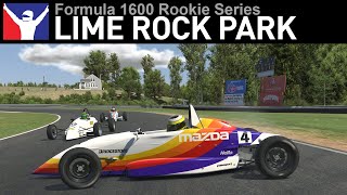 Winning it in T1  FF1600  Lime Rock Park  iRacing [upl. by Bamford]