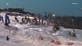 Snocross Round 14 Pro Highlights  Duluth MN Race 1 of 3 [upl. by Gannie736]