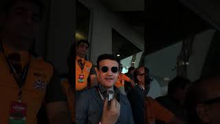 Sourav Ganguly at the Abu Dhabi GP with DreamSetGo [upl. by Dorolice]