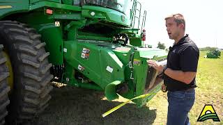 John Deere Feederhouse ForeAft Calibration [upl. by Earahc]