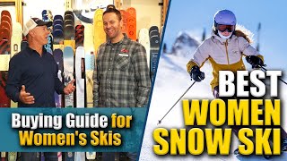 Best Women Snow Ski 2024  Buying Guide for Women Skis [upl. by Gerick]