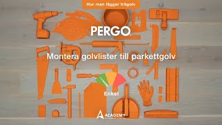 Montera golvlister till parkettgolv  Pergotutorial [upl. by Ardnatal257]