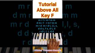 Above All Piano tutorialSofa Notes Christian Worship key F sofanotes hymn pianotutorial [upl. by Ilera]