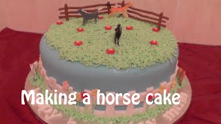 How to make a Horse Cake  Animal Cakes [upl. by Moon]