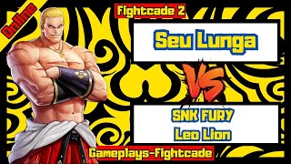 Real Bout Fatal Fury no Fightcade 2  SNK FURY Leo Lion vs Seu Lunga  Duelo Intenso [upl. by Amhsirak]