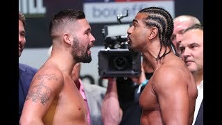 Bellew vs Haye 2 and undercard weighin [upl. by Lectra]