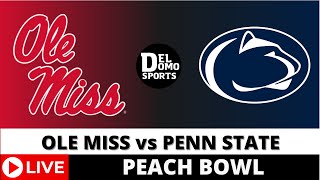 OLE MISS VS PENN STATE LIVE  NCAAF ChickfilA Peach Bowl Game Score Dec 30 2023 [upl. by Ykcim208]