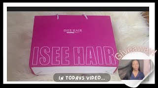 Giveaway CLOSED MCap Yaki Straight 9x6 Glueless Wig Unboxing Ft ISEE Hair [upl. by Ardnaed206]