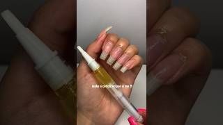 DIY cuticle oil pen🧴💧 cuticleoil nailcare naturalnails realnails [upl. by Fax]