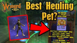 My REALLY good healing pet Wizard101 [upl. by Shere936]