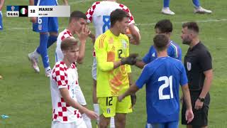 HRVATSKA U19 vs ITALIJA U19 22 prijateljska utakmica [upl. by Kcitrap]