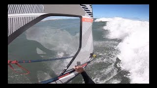 Windsurfing Taranaki Kina Rd 250323 Severne Dyno 105 V3 Blade Pro 62 2023 [upl. by Asilrak]