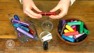 How To Assemble Your Personal Essential Oil Inhaler [upl. by Annovad745]