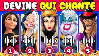 Devine qui CHANTE spécial MÉCHANTS DISNEY 😈🎤🎶 Blind Test Disney [upl. by Enois]