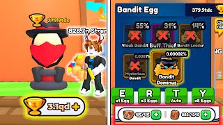 I OPENED 8000 Bandit Eggs in Dusty Tavern in ARM Wrestling Simulator Roblox [upl. by Waal]