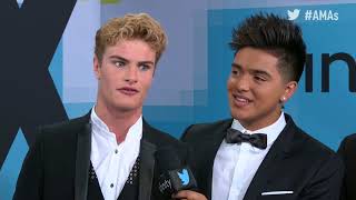 In Real Life Interview  AMAs Red Carpet 2017 [upl. by Orlene]