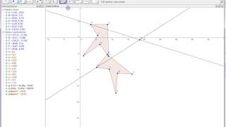 Geogebra movimientos traslación giro y simetría [upl. by Naitsyrk]