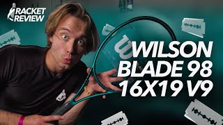 Wilson Blade 98 16x19 V9 Review by Gladiators [upl. by Lennej267]