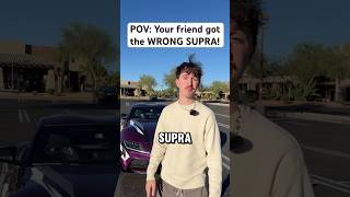 He bought the WRONG SUPRA 😳 supramk5 carguys carguy cartok cars [upl. by Auhsoj252]