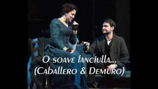 Demuro amp Caballero  Puccini  La bohème  O soave fanciulla [upl. by Conrado]