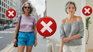 10 prendas RIDICULAS y que no favorecen a mujeres mayores de 40 y 50 años [upl. by Venditti]