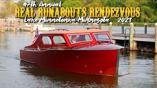 BEAUTIFUL CLASSIC BOATS Chris Craft Antique Wooden Boat Show Speed Boats Lake Minnetonka 2023 [upl. by Aitnohs]