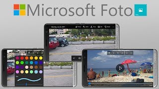 Modalità Disegno in azione su Microsoft Foto per Windows 10 Mobile [upl. by Ahsikad556]