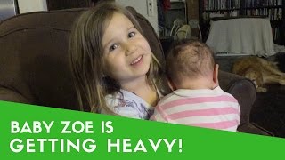 Baby Zoe is getting big [upl. by Anaert]