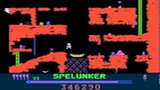 Spelunker  Classic Broderbund game for Atari XLXE [upl. by Uok561]