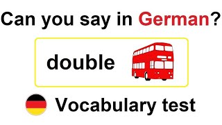 Can you guess 2020  German Vocabulary Test for Beginners [upl. by Jacquelynn]