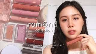 Romampnd Makeup เปิดกรุเครื่องสำอาง ROMAND ทุกตัว คุชชั่น ลิป อายพาเลท บลัส แป้ง  Jib Jannapa [upl. by Paz711]