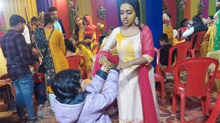 Masi ke sath Haldi functions me Masti  🤩 [upl. by Darsey536]